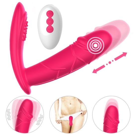 Nobu Tang Wearable Remote Automatic Thrusting Dildo Vibrator