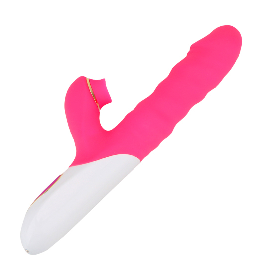 VAITNE Rechargeable Telescopic Thrusting Vibrator With Suction