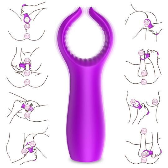 YEMA 9 modes Rechargeable Penis Ring Vibrator