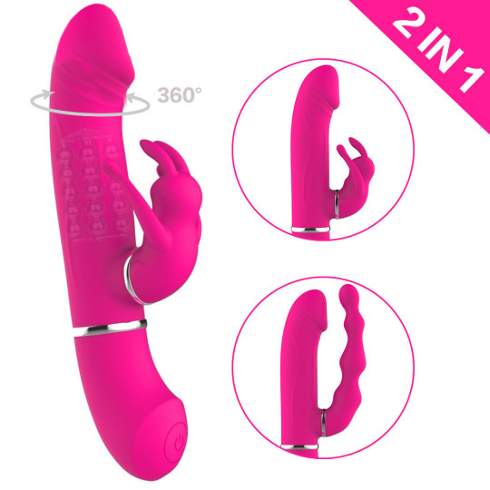Womnen's 10 speeds 2 Inch 1 Detachable Rabbit Vibrator