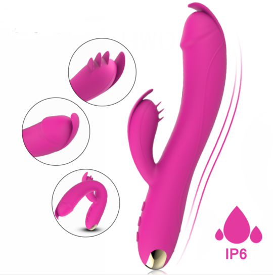 HWOK Dual Motors Rechargeale G Spot Rabbit Vibrator