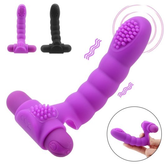 OLO 10 Powerful Rechargeable Finger Sleeve Vibrator