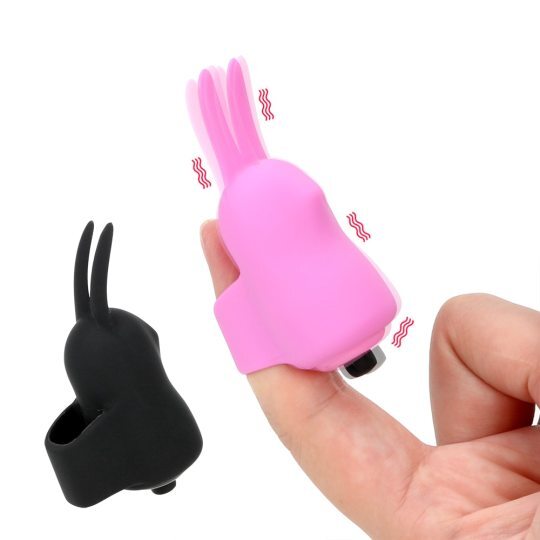 Romantic Rabbit Ear Finger Sleeve Vibrator