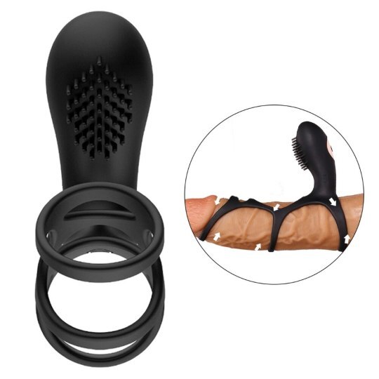 BODYPRO Wearable Rechargeable vibrating Cock Ring