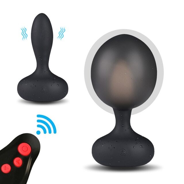 Automatic Inflation Vibrating Expansion Butt Plug