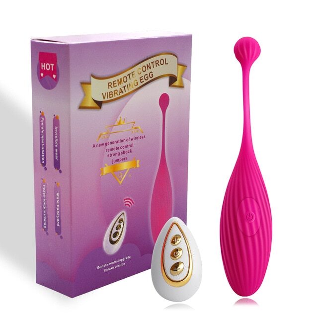 Wireless Remote Control Silicone Egg Vibrator