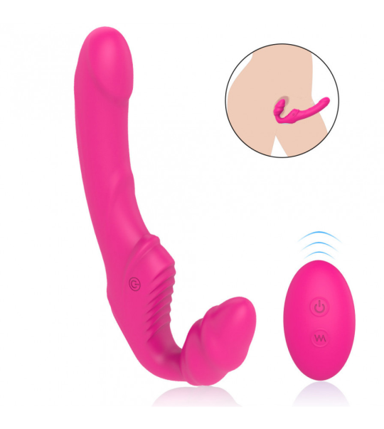 Double Head Strapless Dildo G-Spot Vibrator