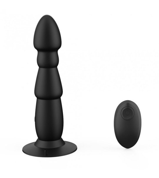 10X Remote Anal Bead Butt Plug Vibrator