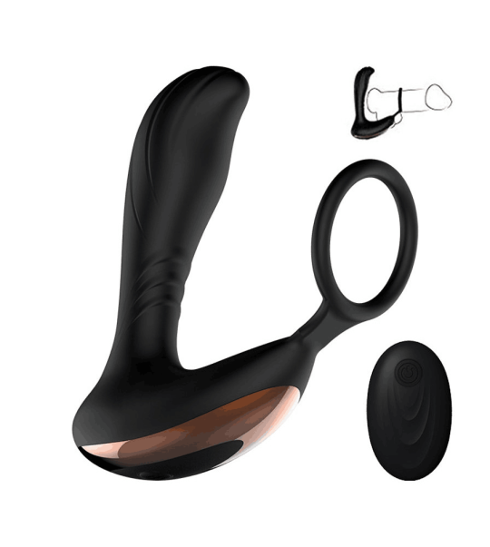 7-Frequency Wireless Prostate Massager Cock Ring Remote Control