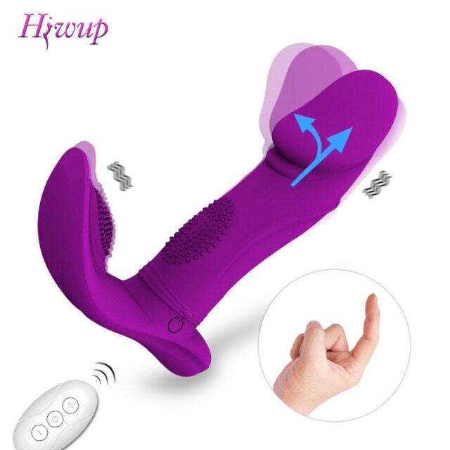Wireless Remote Control Wearable Panties Dildo Vibrator