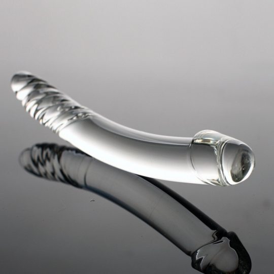 Black Wolf Pyrex Glass Dildo
