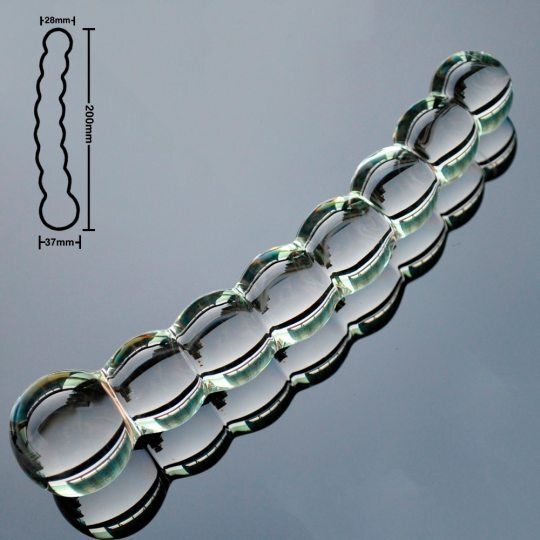 Pyrex Glass 8 Anal Beads