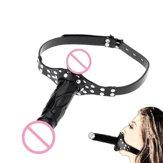 EXVOID Slave Restraint Realistic Penis Double-Ended Dildo