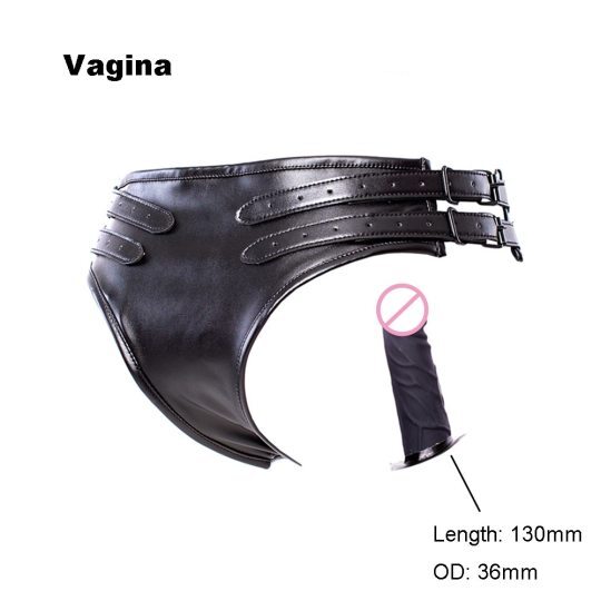 yunman Silicone Penis Leather Vaginal Dildo