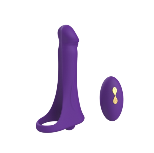 Wireless Double Penetration Remote Control Strap On Vibrators