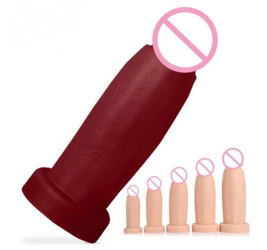 GZHOUSE Huge Long Silicone Anal Plug Dildo