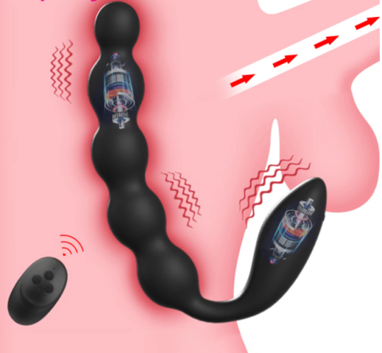 10 Speed Dual Motor Rechargeable Anal Vibrator