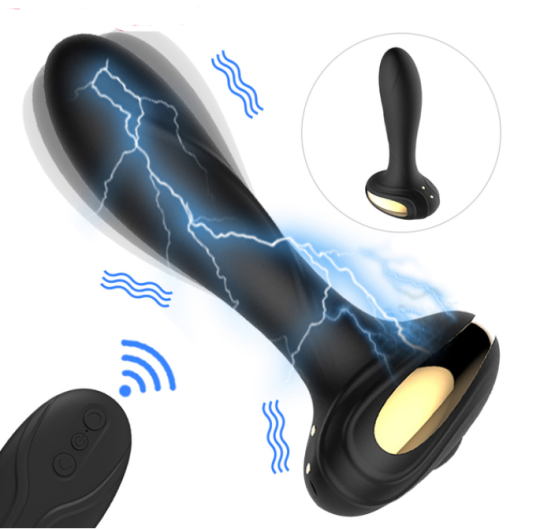 BOMBOMDA Electric Shock Wireless Remote Control Anal Vibrator