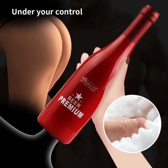 AKY Beer Bottle Manual Male Masturbator Cup