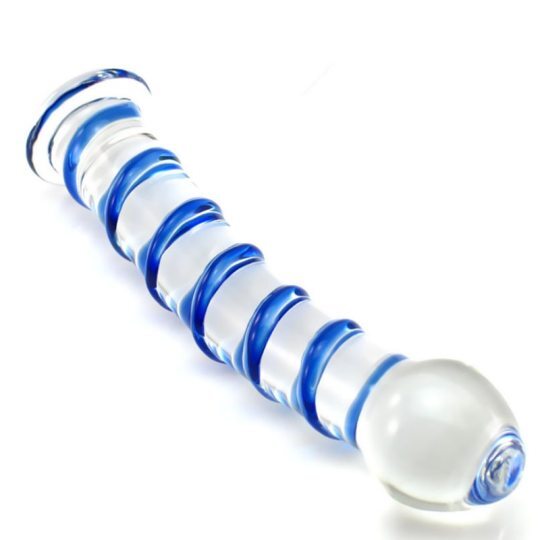 FOX crystal glass butt plug dildo