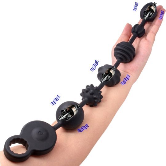 3 Motors Super Long Soft Deep Anal Beads
