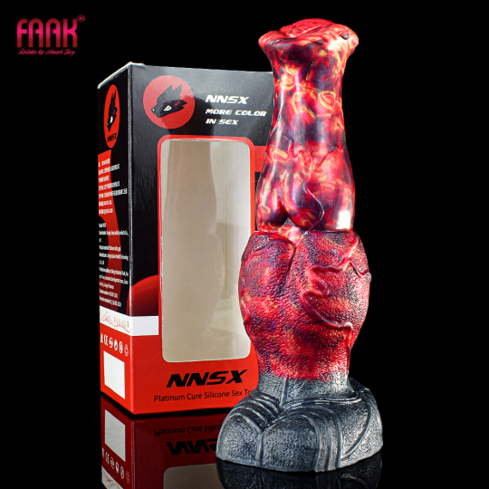 FAAK Gory Red Soft Horse Dildo
