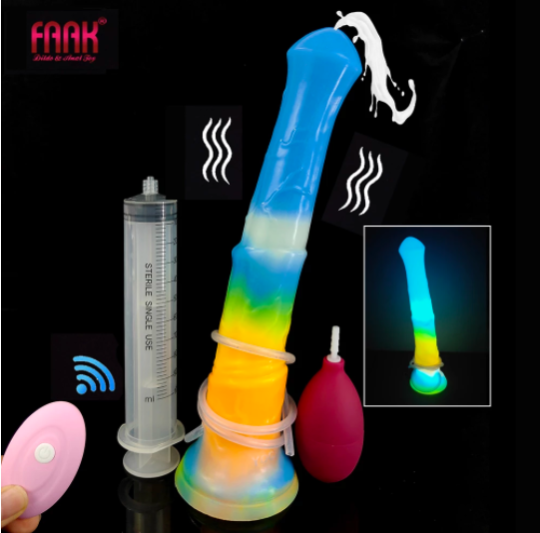 FAAK Remote Control Vibrator Squirting Horse Dildo