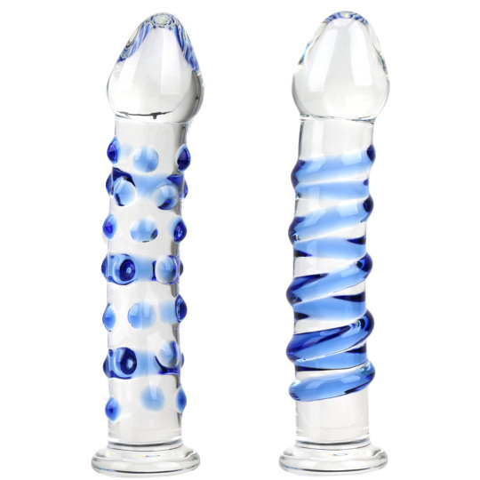 OLO Crystal Glass Realistic Dildo
