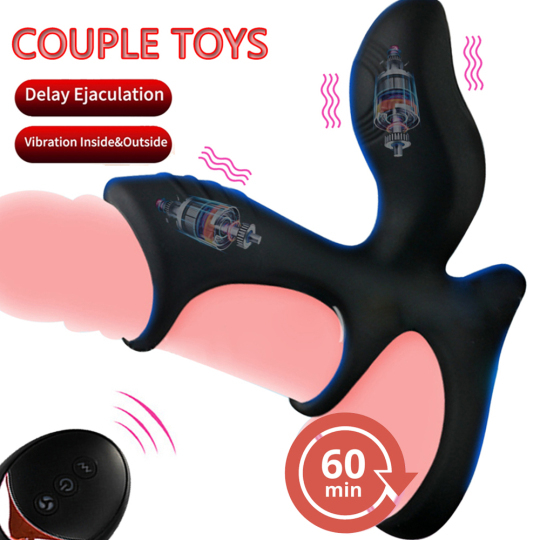 10 Modes Remote Control Vibrating Penis Ring