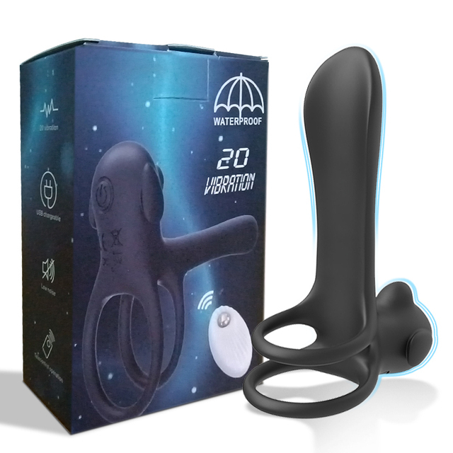 Wireless Remote Couple Vibrator With Cock Penis Ring Wireless Remote Couple Vibrator With Cock Penis Ring