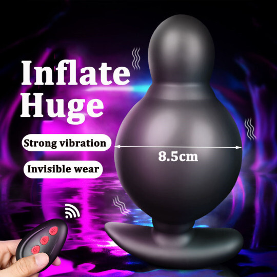 Wireless Remote Control Inflatable Butt Plug