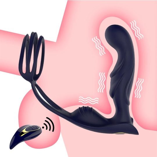 KUUVAL Male Prostate Massager With Cock Ring