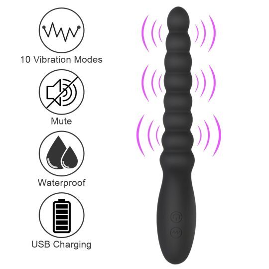 10 Speed Dual Motor Anal Dildo Vibrators