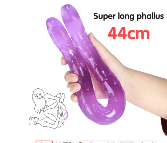 New 44 cm Long Double Dildo