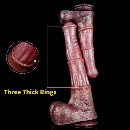 YOCY 13.69 inch Silicone Realistic Horse Dildo