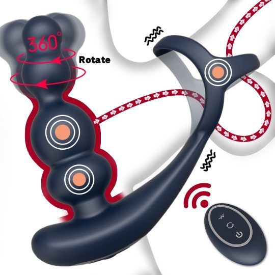 360° Rotate Wireless Anal Plugs Vibrator