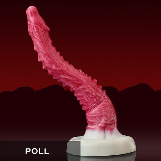 S Shape Soft Silicone Animal Dragon Dildo