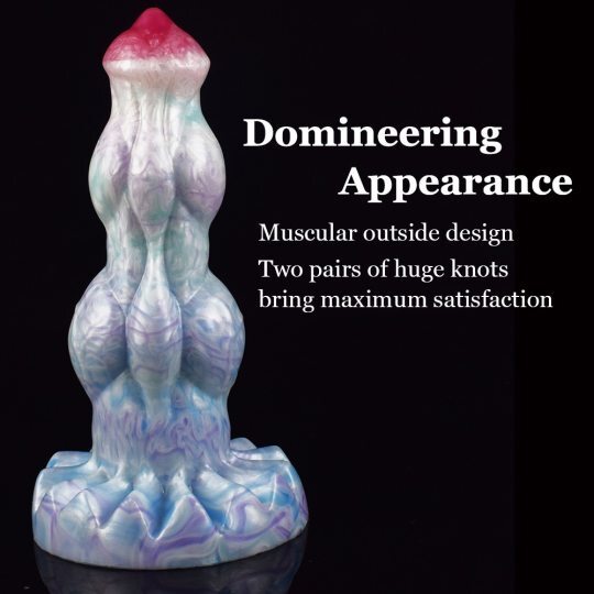 Multi Color Silicone Monster Thick Dildo