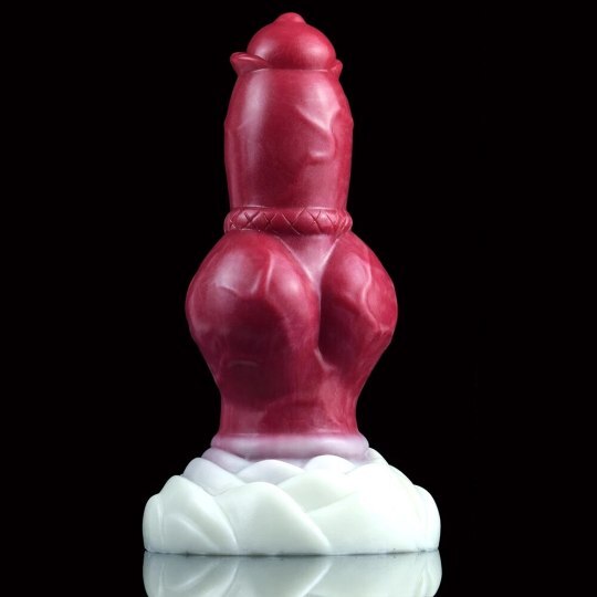 FAAK Large Knot Dog Penis Dildo