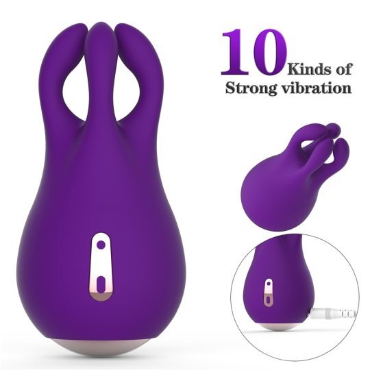 10 Speeds Silicone Vibrating Clitoris Stimulator