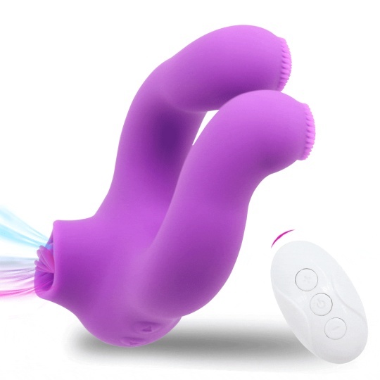 Wireless Remote Control Sucking Vibrator