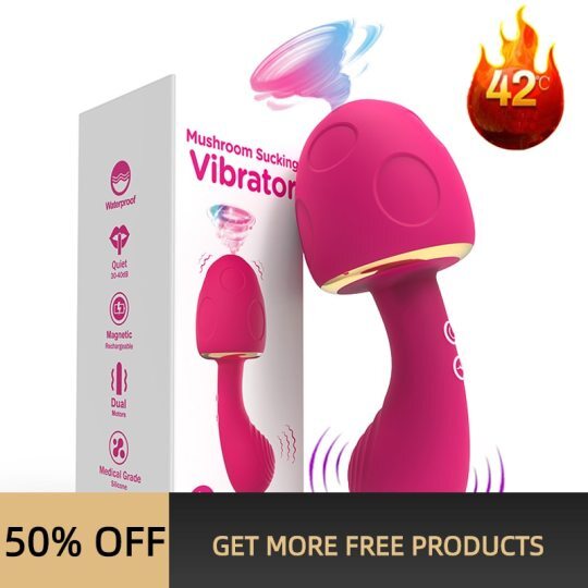 2 in 1 Mushroom Clitoral sucking Stimulator