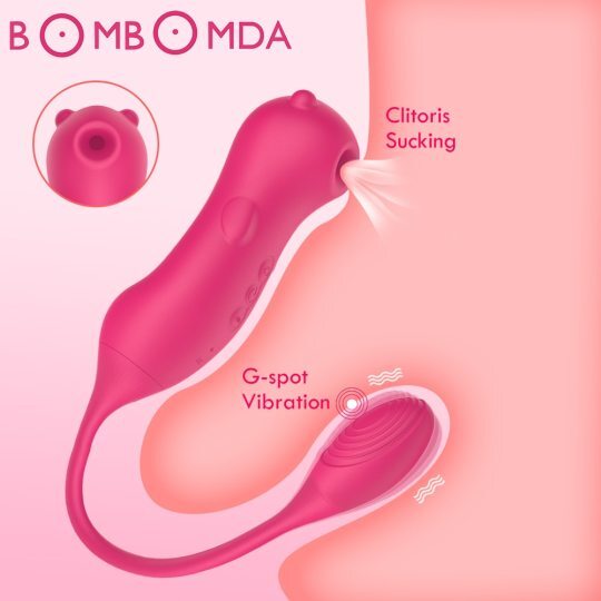 2 in 1 Silicone G-spot Stimulate and Clit Sucker