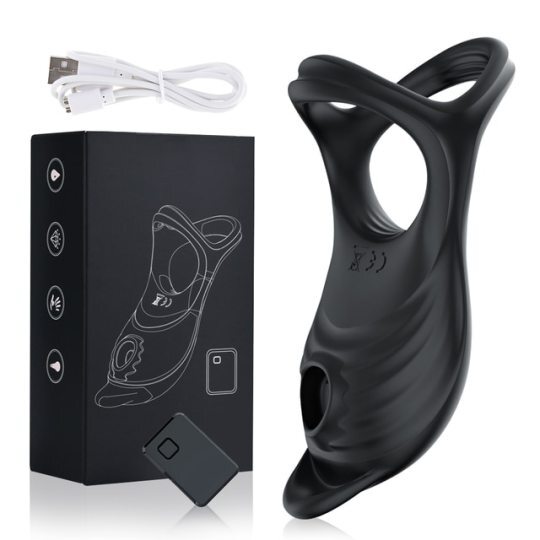 3 in 1 Remote Control Penis Ring Vibrator