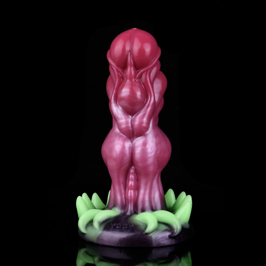 FAAK Fantasy Luminous Knot Dildo With Sucker