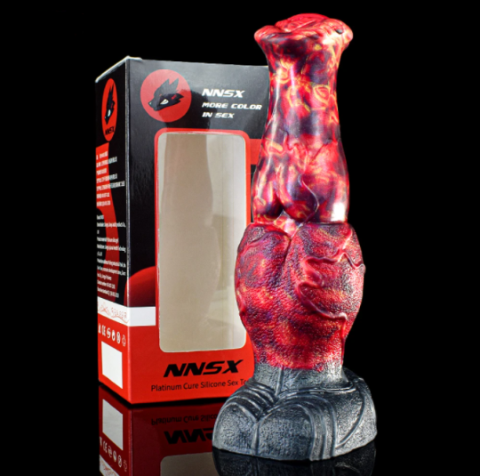 FAAK Gory Red Soft Silicone Horse Dildo
