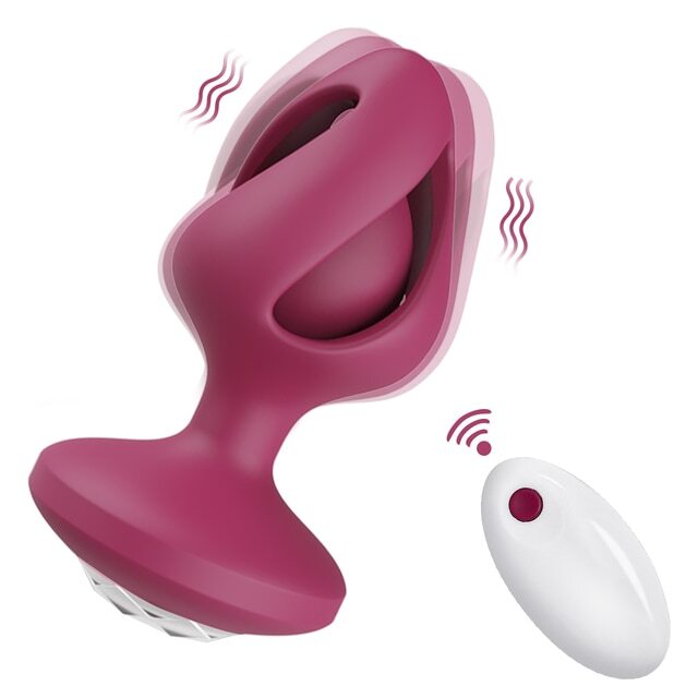 New Wireless Remote Control Anal Plug Vibrator