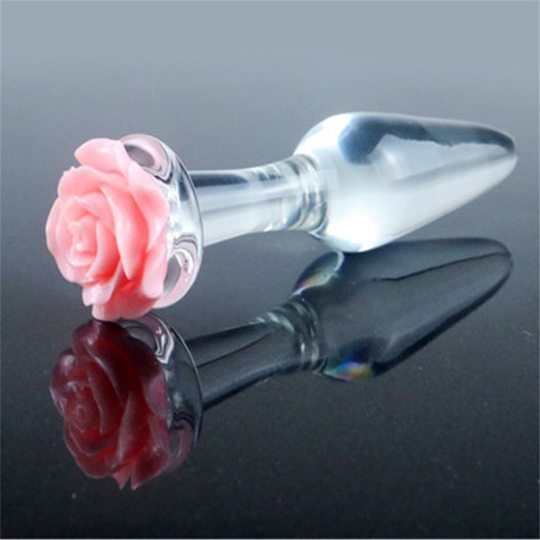 Erotic Fetish Glass Butt Plug Dildo