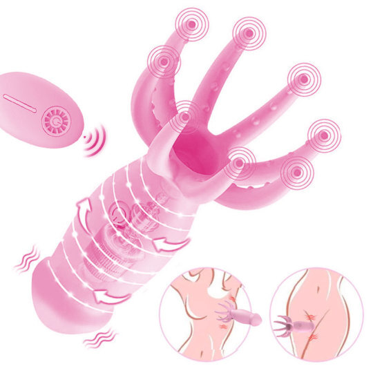 Remote Control Octopus Clitoral Sucking Vibrator