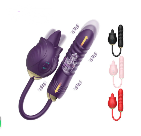 Rose Tongue Licking Clitoris Sucker Stimulator